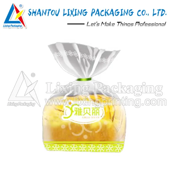 LIXING PACKAGING all kind of flour plastic bread packaging bag
