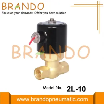 2L-10 3/8'' Steam Brass Solenoid Valve Normally Closed