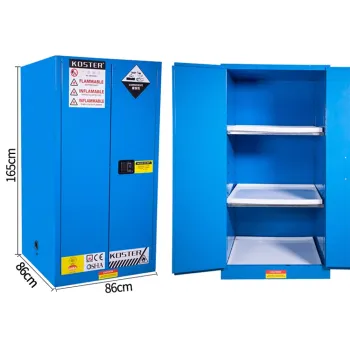 60 Gallon Blue Explosion-proof Cabinet for Dangerous Goods Storage