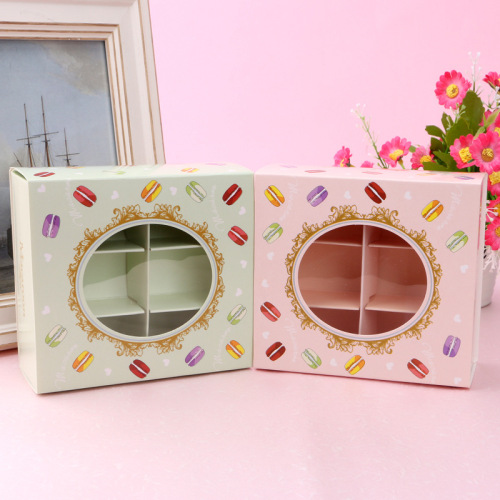 Custom Printed Six Pieces Packaging Drawer Macaron Box