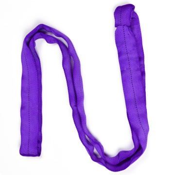 1 Ton 1M To 10M Length Cheap Price Polyester 1T Round Lifting Sling Belt Purple Color Safety Factor 8:1 7:1