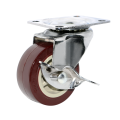 Light Duty Polyurethane Brake Caster Wheel