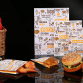 Fries and snacks flat mouth greaseproof paper bag