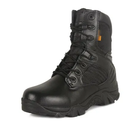 Mexican Parachute Military Boots Combat For Men Leather