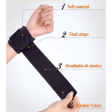 Brazalete de soporte de pulso para esfregue de tendinitis