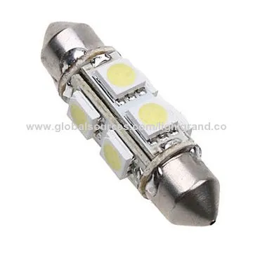 8 5050 SMD LED 39mm Car Interior Dome Festoon White Bulb Light