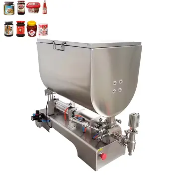 U-Type Semi-automatic Pneumatic Paste Filling Machine for Ketchup and Chili Sauce