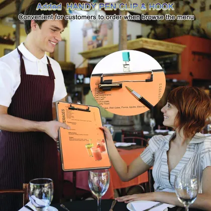 Officemate Recycled Wood Clipboard with Pen Clip, Low Profile Hardboard A4 File Folder for School