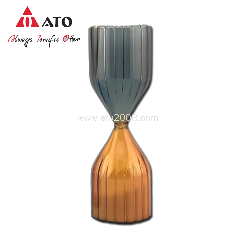 Min Crystal Glass Hourglass Sand Timer Clock Glass
