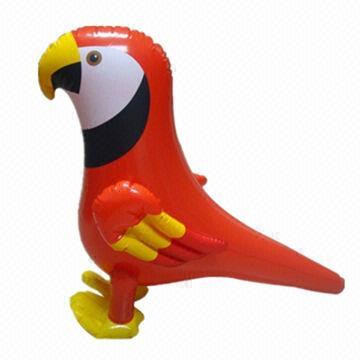 Inflatable Parrot Animal Toy, Different Animal Shapes Welcomed