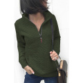 Womens Quilted Sweatshirts Casual