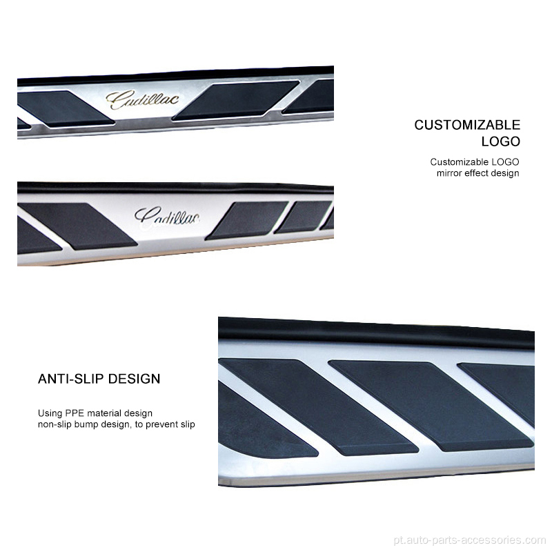 Placas de corrida de liga de alumínio para Cadillac SRX