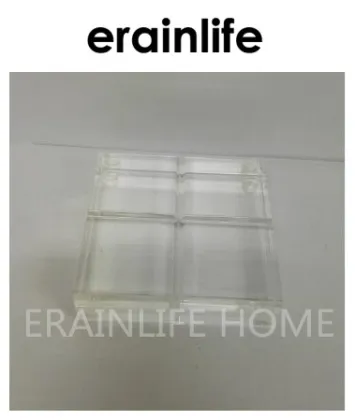 erainlife acrylic transparent soap dish soap holder