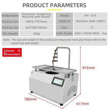 Hochwertige Tabletop -Schokoladen -Temperaturschmelzmaschine