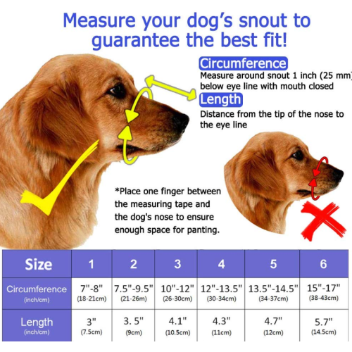 Muzzle anjing untuk anjing moncong panjang