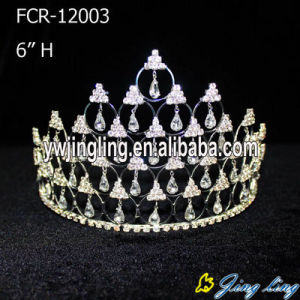 6 Inch tall bling rhinestone pageant crowns