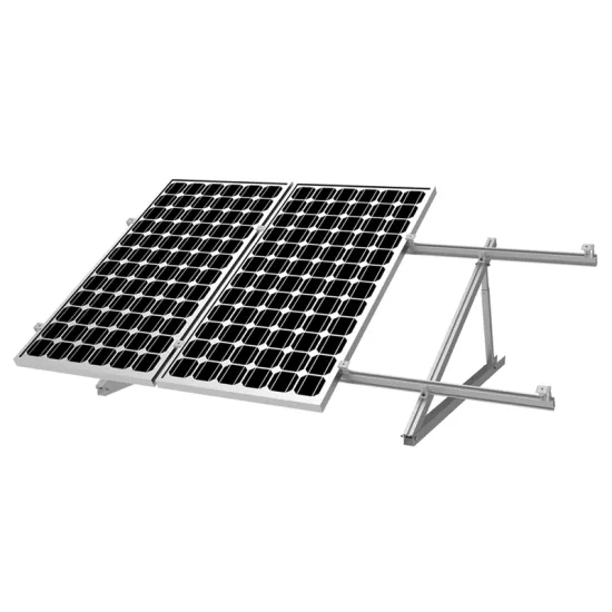 Easy Install Triangle Type Fold Solar Panel Mounting Bracket, Adjustable 10-60 Degrees for Flat Roof Systems