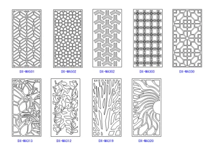 Wood grain corrugated decorative wall panel