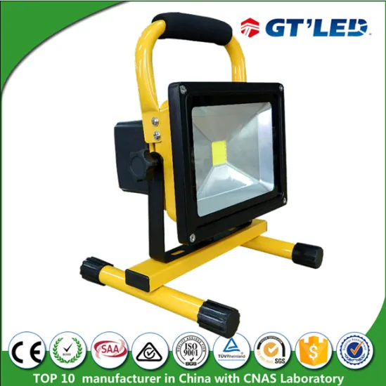 10w LED Rechargeable Flood Light Portable LED Battery Work Light