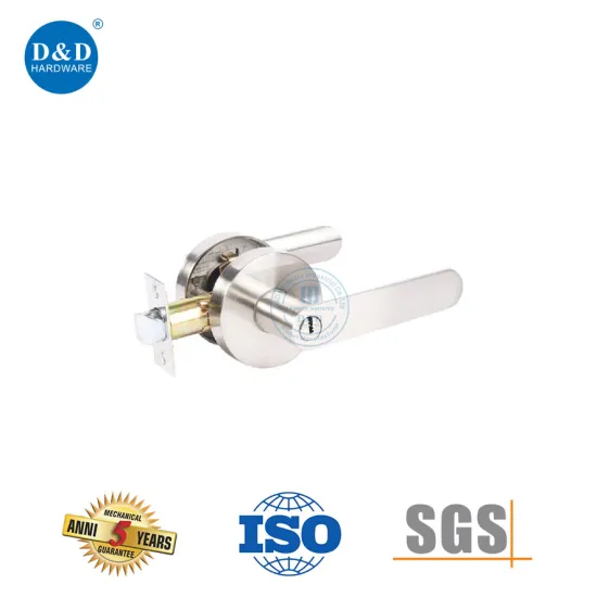Heavy Duty Tubular Lever Lockset Door Handle Lock