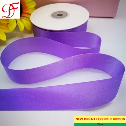 Factory/Manufacture OEM/Custom Sparkle Sheer Ribbon Grosgrain Satin Double/Single Face Ribbon with Pantone Colors