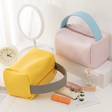 Wholesale Unisex Waterproof Leather Travel Makeup Bag