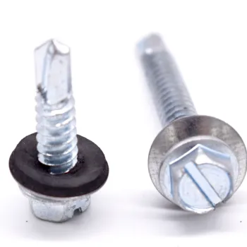 Hex head self drilling screws zinc Plated