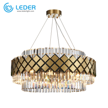 LEDER Crystal Large Ceiling Fixtures