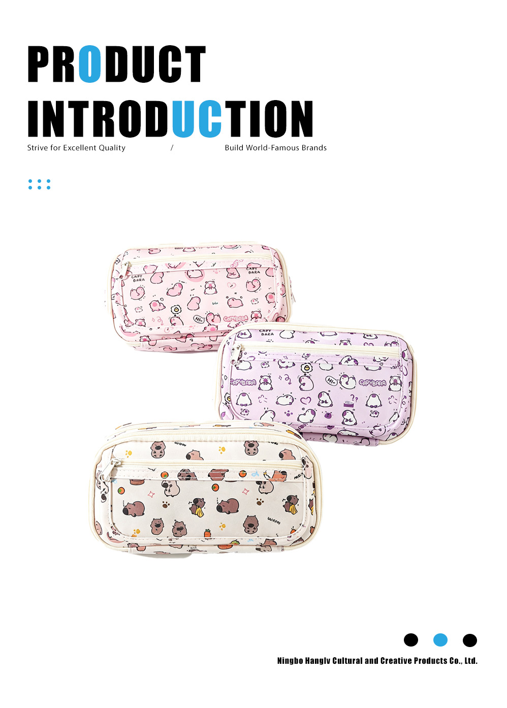 Cute Cartoon Pencil Case(4)