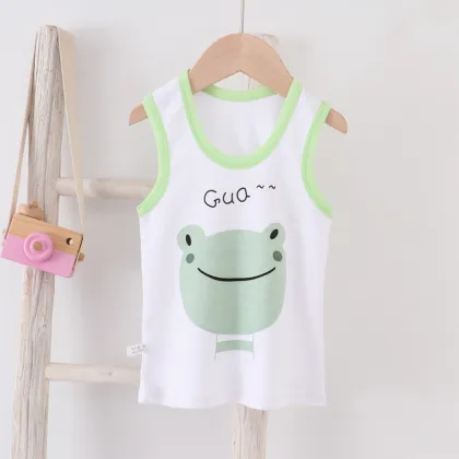 OEM RTS Boys Cotton Tank Tops for Newborn Babies and Kids - Comfortable and Breathable Underwear