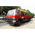 Novo guindaste de 12 toneladas montado em caminhão comercial da Dongfeng