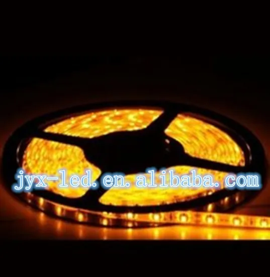 Factory sale cabinet 5m 300leds led Yellow light strip 12v non-waterproof smd5050 flexible led strip light for storefront