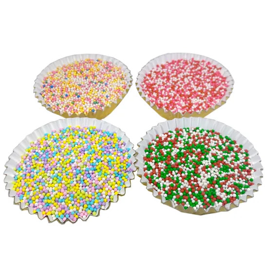 Wholesale Edible Colorful Mini Beads for Baking and Cake Decoration