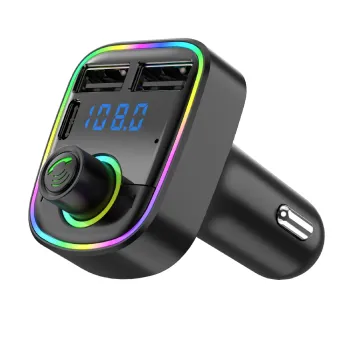 5V3.1A Dual USB Car Charger with Type-C and BT 5.3 Wireless FM Transmitter Kit
