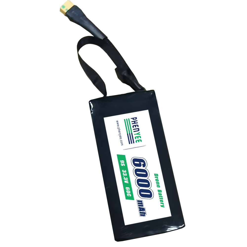 9s 60c 6000mAh Bateria para UAV de asa fixa