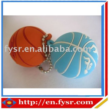 Eco-friendly silicone rubber keychain for promotion use