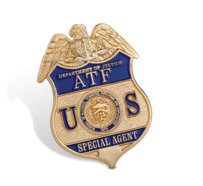 Metal High Quality Security Officer Badges Emblems
