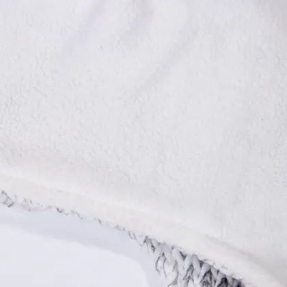 The children's winter knitted beanie hat