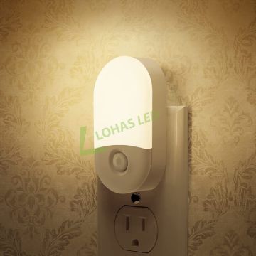 LOHAS 0.6W Dimmable Night Light with Light Sensor for Kids