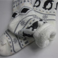 Unisex Penguin Jacquard Slippersockor