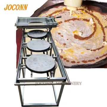 Adjustable Thickness Dosa Pancake Making Machine with Easy Operation