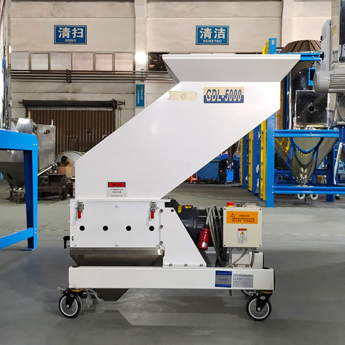 Granulator crusher plastik berkecepatan rendah untuk industri