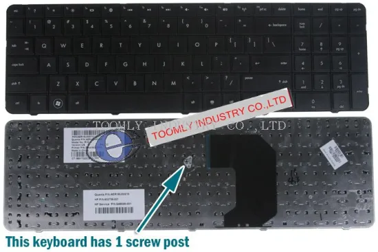 Laptop Keyboard For Hp Pavilion G7 Series 646568-001, One Year Warranty