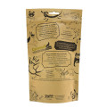 Kraft Eco Friendly Pet Treats Packaging Doypack personalizzato