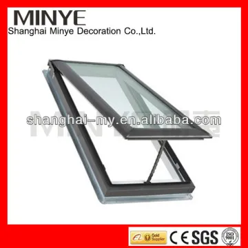 TOP Hung design window type aluminum skylight/roof skylight