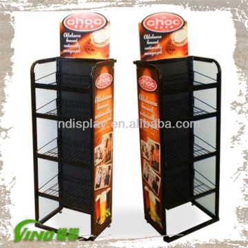 metal store display rack cake display stand
