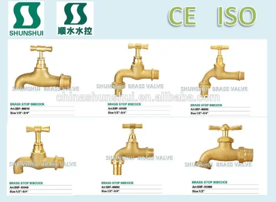 SSF40030 Brass stop valve water tap bibb bibcock horse