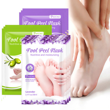 Organic Natural Lavender Foot Peel: Hydrating, Exfoliating, Moisturizing & Whitening Skin Care Product
