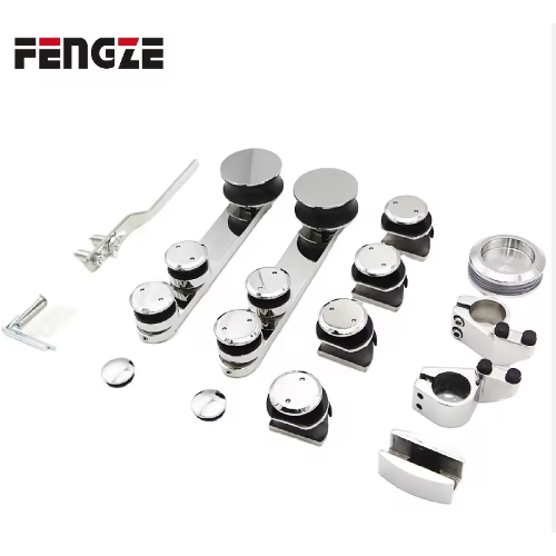 Hardware del sistema de puertas corredizas de vidrio de diseño moderno