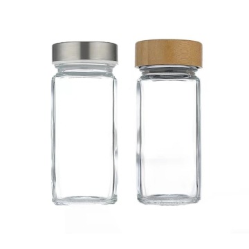 Bottes de rangement d&#39;assaisonnement de 120 ml de pots d&#39;épices en verre